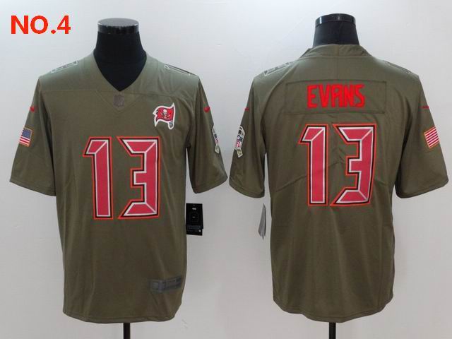 Men's Tampa Bay Buccaneers 13 Mike Evans Jesey NO.4;